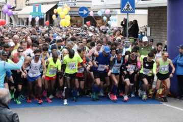 La partenza della Mezza Maratona Città di Palmanova (foto tratta dalla pagina FaceBook Mezza Maratona di Palmanova)
