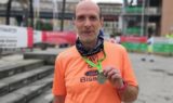Giorgio Menegazzo al termine della Mezza Maratona di Genova - Copia