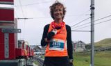 Sandra al termine della Jungrau Marathon - Copia