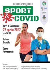 Locandina convegno Sport e Covid 25.04